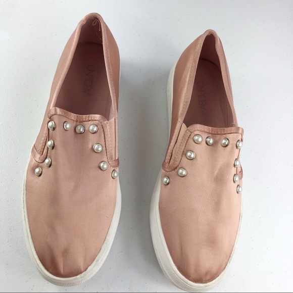 Abound Platform Pink Slip On Sneakers Size 8 - Picture 2 of 8